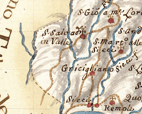 Grigigliano mappa