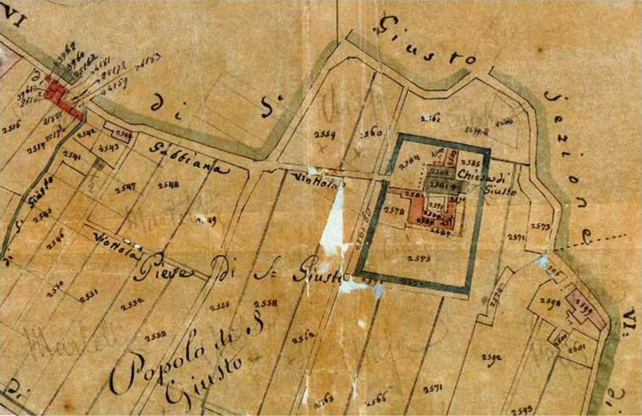 Catasto generale toscano Mappa del 1820